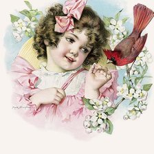 Схема вышивки «ретро»