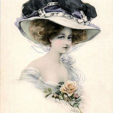 Схема вышивки «ретро»