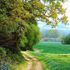 Схема вышивки «пейзаж»