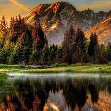 Схема вышивки «Пейзаж»