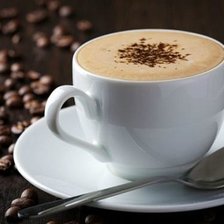 Схема вышивки «кофе»