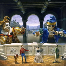 Схема вышивки «divadlo»