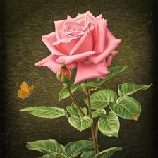 Схема вышивки «Дуэт "Розы" Художник Wolfgang Grunberg»