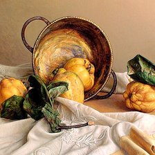 Схема вышивки «Натюрморт с айвой.»