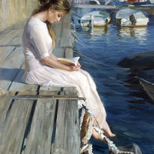 Схема вышивки «интересная книга»