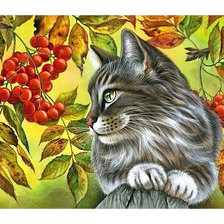 Схема вышивки «Серия "Коты".»