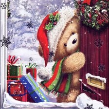 Схема вышивки «Vánoční míša»