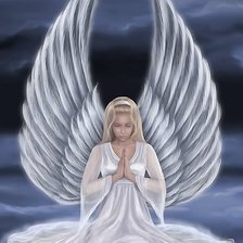 Схема вышивки «Ангел»