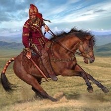 Схема вышивки «Скифский воин»