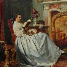 Схема вышивки «за чтением»