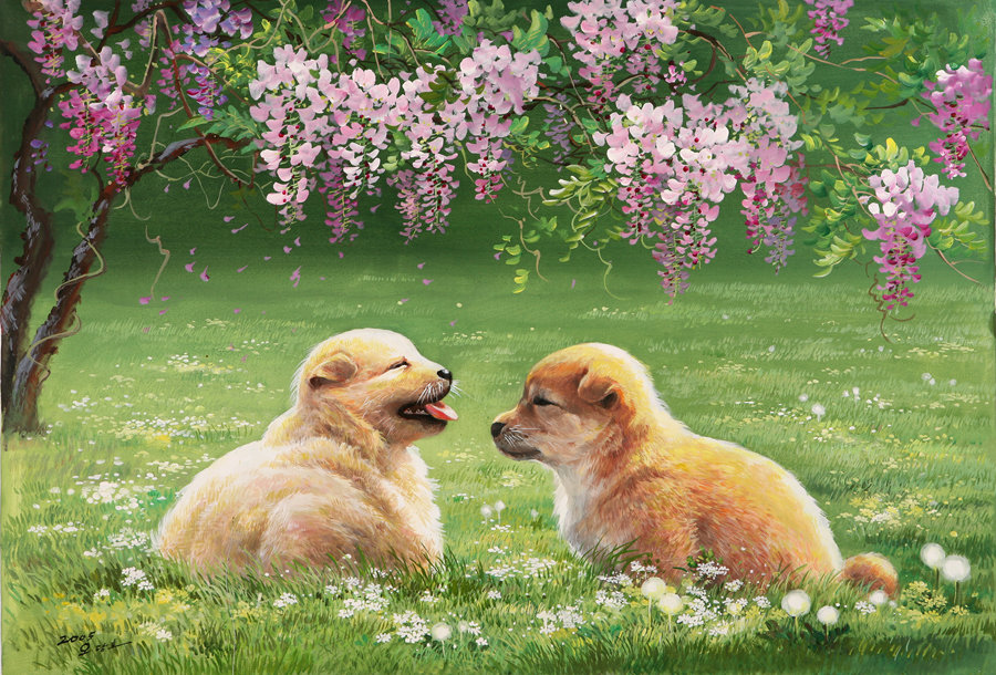 кутята - собаки - оригинал