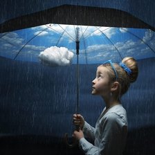 Схема вышивки «вселенная под зонтиком»