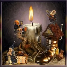 Схема вышивки «вечеринка гномов»