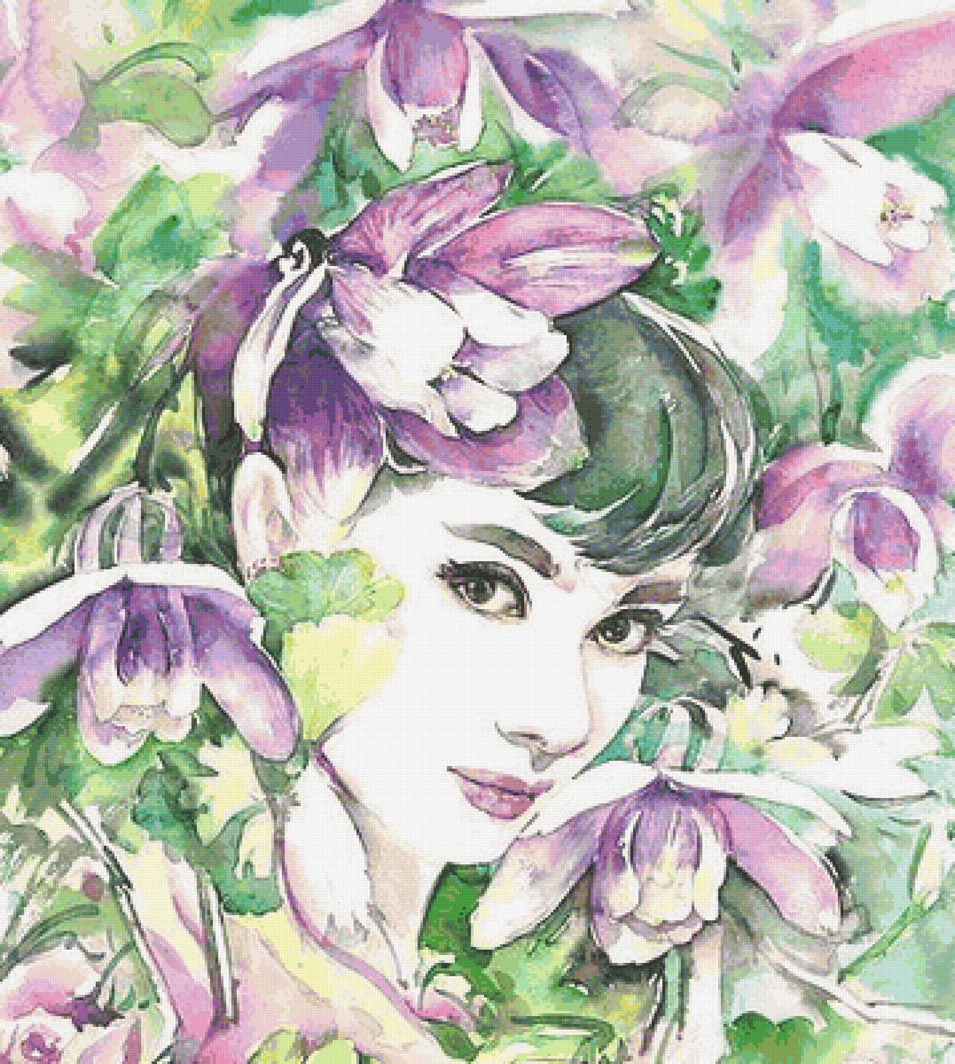 образ - лето, цветы - предпросмотр