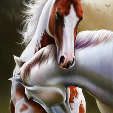 Схема вышивки «лошадки2»