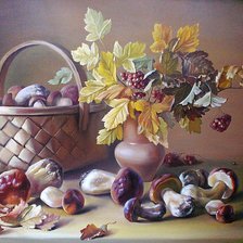 Схема вышивки «Осенний натюрморт.»