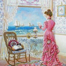 Схема вышивки «письмо»