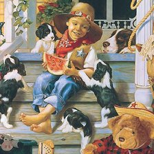 Схема вышивки «угощение»