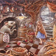 Схема вышивки «Дюймовочка»