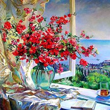 Вид из окна.