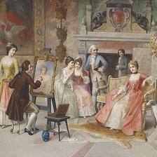 Схема вышивки «портрет»