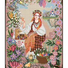 Схема вышивки «весна»