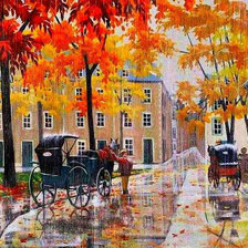 Схема вышивки «Осень»