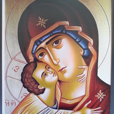 Схема вышивки «Владимировская Богородица»