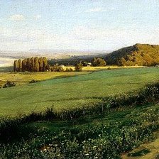 Схема вышивки «вид на Днепр»