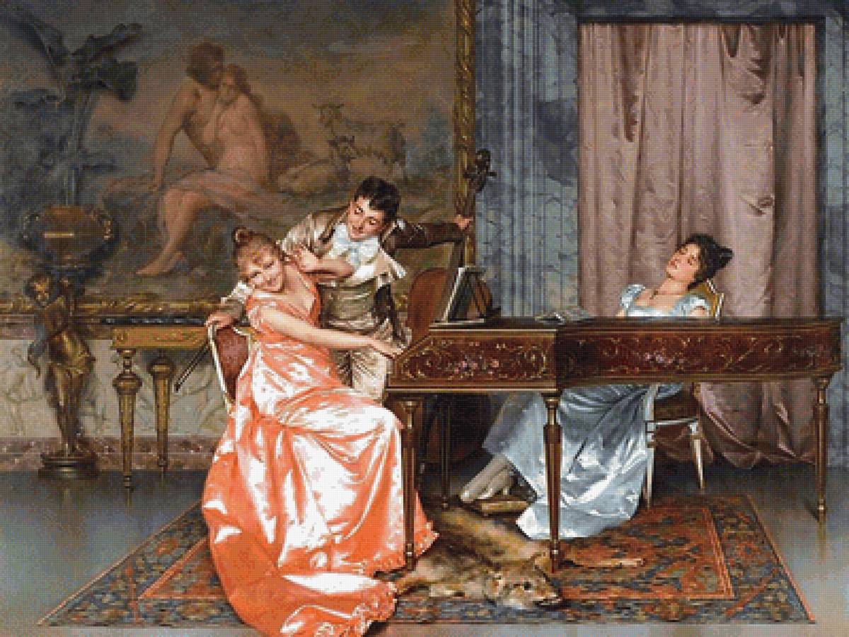 пока подруга спит - картина - предпросмотр