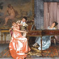 Схема вышивки «пока подруга спит»