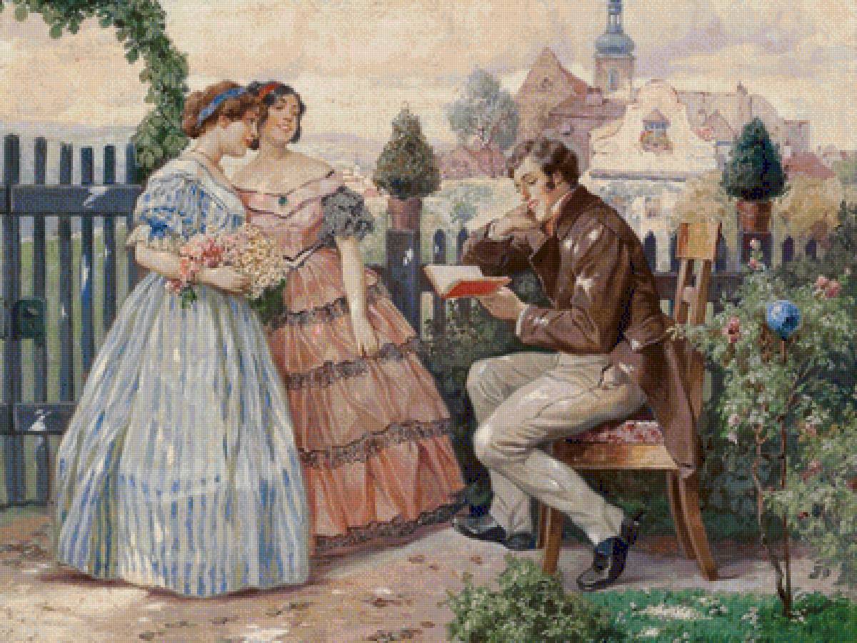 флирт - картина - предпросмотр