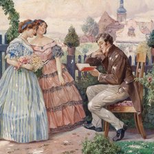 Схема вышивки «флирт»