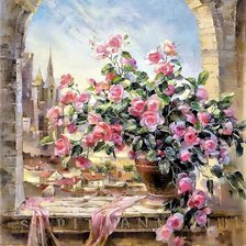 Схема вышивки «Flowerpot 2»