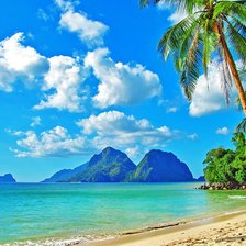 Схема вышивки «пляж»