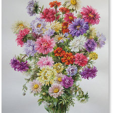 Схема вышивки «jesenná kytica»