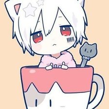 Схема вышивки «Мальчик в чашке»