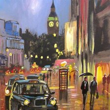 Схема вышивки «Лондон»