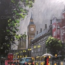 Схема вышивки «Лондон»