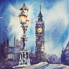 Схема вышивки «Лондон»