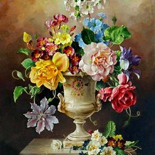 Схема вышивки «Букет»