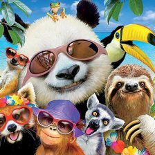 Схема вышивки «селфи»