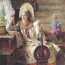 боярышня у окна