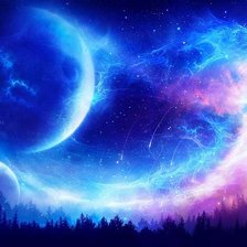 Схема вышивки «Загадочная ночь»