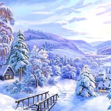 Схема вышивки «зимушка»