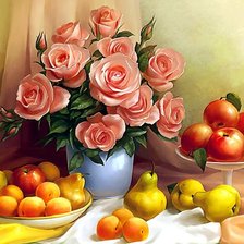 Схема вышивки «Натюрморт.»