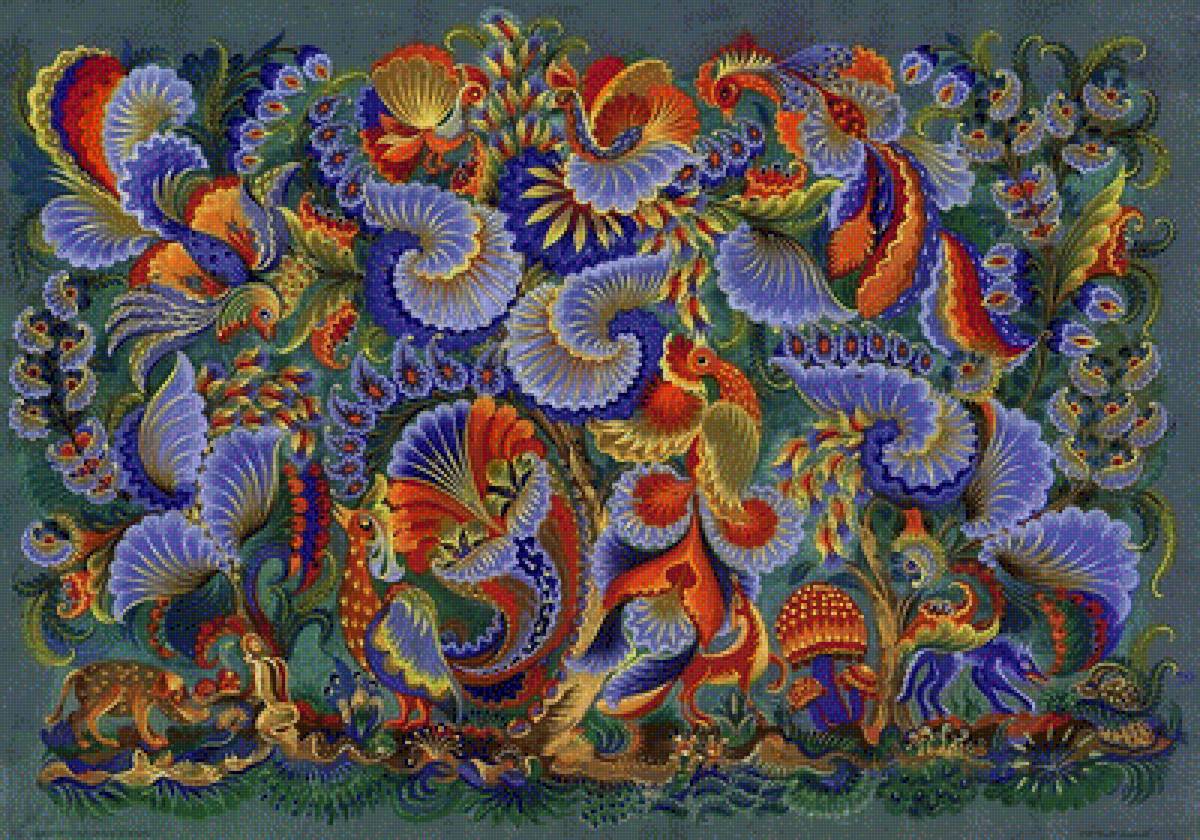 Петриковская роспись - искусство - предпросмотр