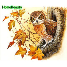 Схема вышивки «сова»