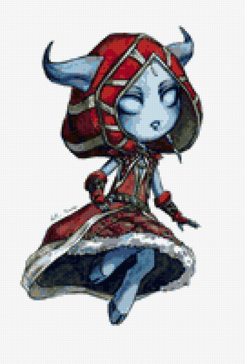 дренейка - вов, мморпг, арт, дренейка - предпросмотр