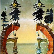 Схема вышивки «рождество сальвадора дали»